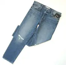 NWT Mother Superior Trickster Ankle in Cryin' On Holy Ground Straight Jeans 25