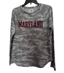 University of Maryland College Park Terrapins Camo Tailgate Sweatshirt, Small