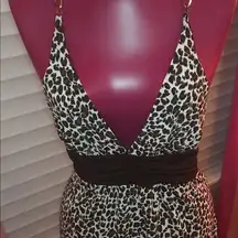 Forever 21 Cheetah print top  size medium