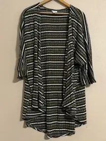 LuLaRoe striped‎ kimono