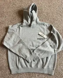 Essentials Hoodie Dark Oatmeal Size L