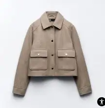 Cropped Brown Jacket