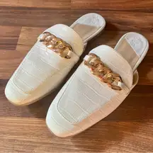 C&A Basic embossed mules