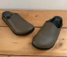 Birkenstock Alpro Olive Slip On Clogs Shoes Mens Size 8.5 or Womens 10.5