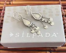 Silpada Sterling SilverTeardrop Earrings Dangle