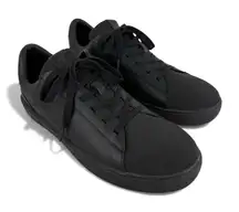 VESSI Soho Sneakers Black Women’s Sz 10 Waterproof Lace-Up Vegan