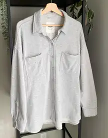 Aerie Oversized Button Up Shacket