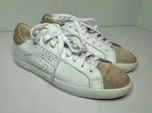 Sam Edelman Aubrie White Leather Sneakers‎ Size 6.5