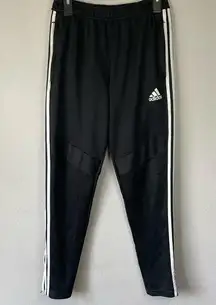 Adidas Black Joggers M Climacool Track Pants Zipper Leg Mesh