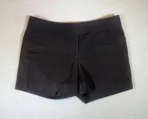 Ann Taylor Signature Women's Brown Dress Shorts Size 4 Flat Front Casual