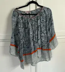 Calypso St. Barth Drimida printed top size S