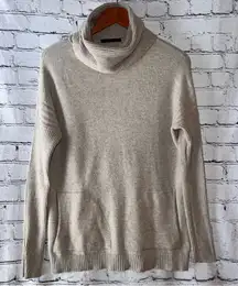 Cyrus Women’s Beige Cowl Neck Long Sleeve‎ Sweater Size Medium