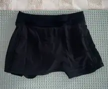 Lululemon Black Pace Rival Skirt size 6