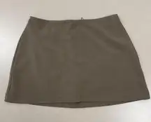WeWoreWhat Mini Skort - Size 2 - Kangaroo/Brown - NWT