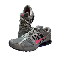 NIKE Reax Run 6 Shoes Womens 11 Grey With Pink‎ Accents Running 472647-004