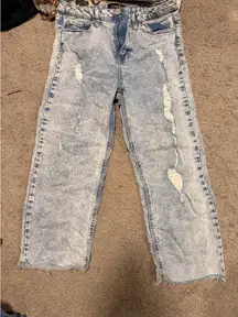 Acid wash jeans