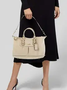 Coach Madison Leather Ashley Satchel Handbag