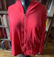 CAbi athletic coral pink lightweight M hoodie