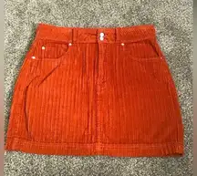 BDG Brand new never worn  Urban Outfitters New York Minute Corduroy Skirt in rust