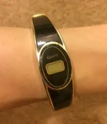 Digital cuff watch