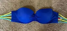Royal Blue Bikini Top Size 34C
