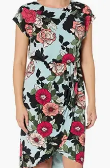 Adrianna Papell Women's Sweet Crlna Hibiscus blouse Dress, Size 6, NWT