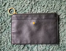 J.Crew Black Leather Card Holder