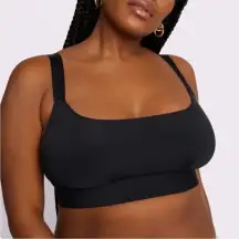 Parade Dream Fit Ultra Soft Black Bralette Size 3