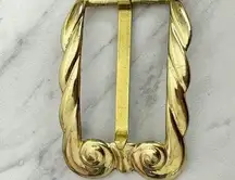 Vintage Chunky Gold Tone Belt Buckle