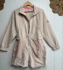 Free People one piece romper onesie jumpsuit shortsie Movement utility Small