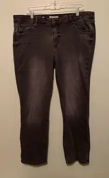 Sonoma Black Straight Jeans Size 18R