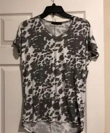 Cow print tee