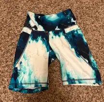 Old Navy Powersoft High Rise Bike Shorts XS Xtra Small Go-Dry Polyester Spandex
