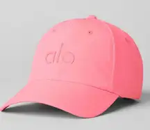 Alo NWT Performance Off Duty Neon Bubblegum Pink Baseball Cap