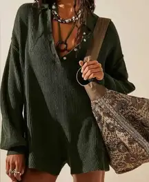 Free People Picnic Sweater Romper size M