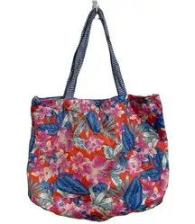 American Eagle Outfitters Red Floral Tote Bag