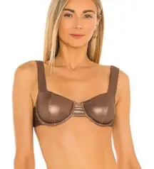 NWT Devon Windsor Swim x Alexis Rose Gold Bikini