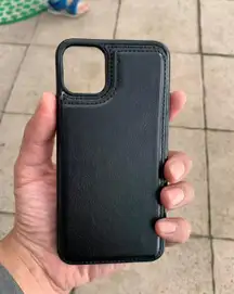 iphone 11 Pro leather card holder wallet case