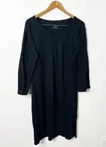 Beyond Yoga Black Long Sleeve Dress Womens Size XL