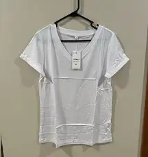 White V-Neck Shirt