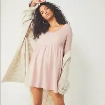 Free People  The Luxe Sweater Babydoll Dress