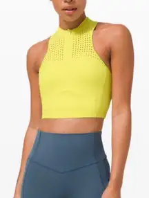 Lululemon Unleash Strength Bra in Yellow/Green Size 8