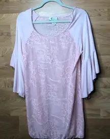 Christian Caliendo Med Mini Dress w/Bell Sleeves