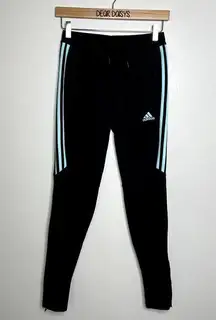 Adidas  3 Stripe Tiro Black Athletic Track Pants