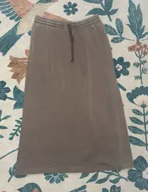 Free People Movement Casual Brown Maxi Skirt
