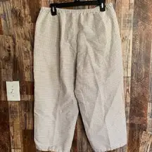 Liz Claiborne Women's Stripped Pants Brown And White Size 12