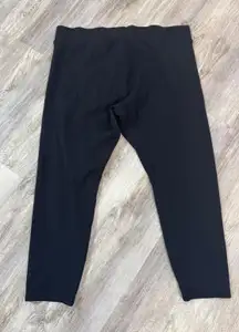 Daily Ritual Black Pointe Leggings High Waist‎ Stretch XXL