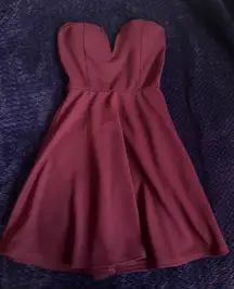 V Neck Mini Dress