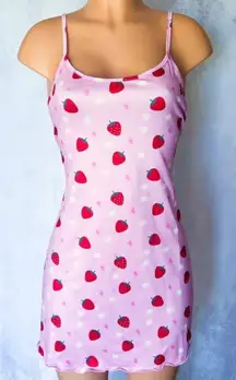 Pink, Strawberries, Spring, Pajama Gown