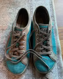 Keen Women Sneaker Shoes Footwear Size 10 Blue Casual Fall Fashion Outdoor